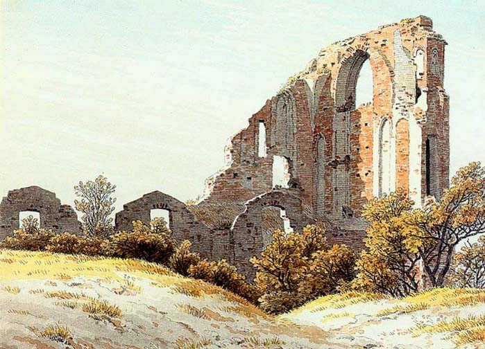 Caspar David Friedrich The Ruins of Eldena